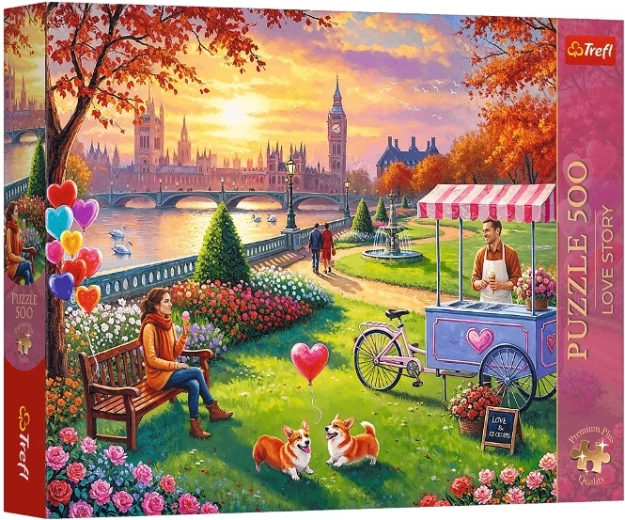 Puzzle 500 Premium plus romantický Londýn
