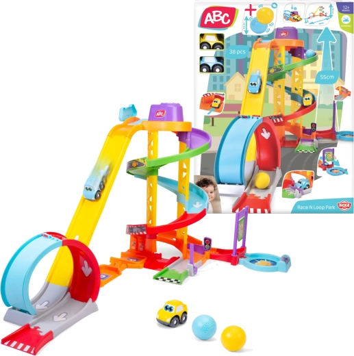 Autodráha ABC Race N Loop Park s 2 autíčkami
