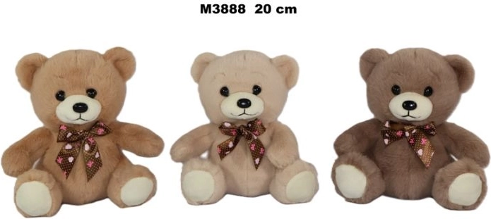 Plyšový medvedík 20 cm - 1 kus