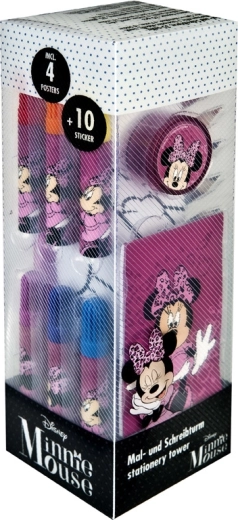 Disney Minnie Mouse veľká kreatívna sada školských potrieb s omaľovánkami (35 ks)