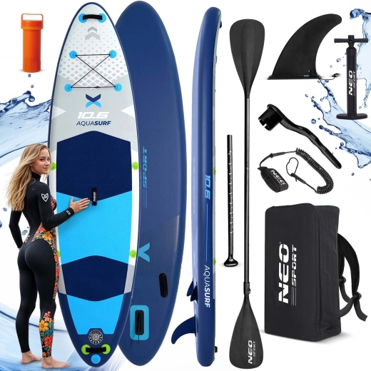 Nafukovací paddleboard AQUASURF 10'6 (320 × 84 × 15 cm) s príslušenstvom