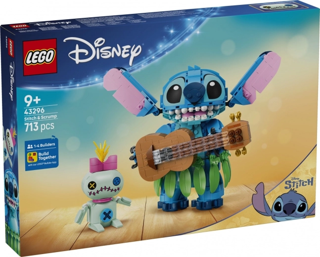 Stavebnica LEGO Disney Stitch a Scrump