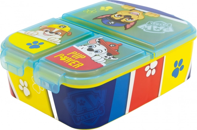 Detský desiatový box Labková patrola s 3 priehradkami