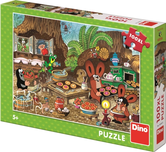 Dino puzzle Krtko v kuchyni 100 XL dielikov