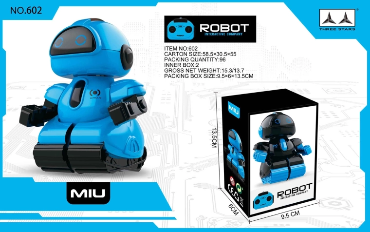 Diaľkovo ovládaný robot Small Q modrý