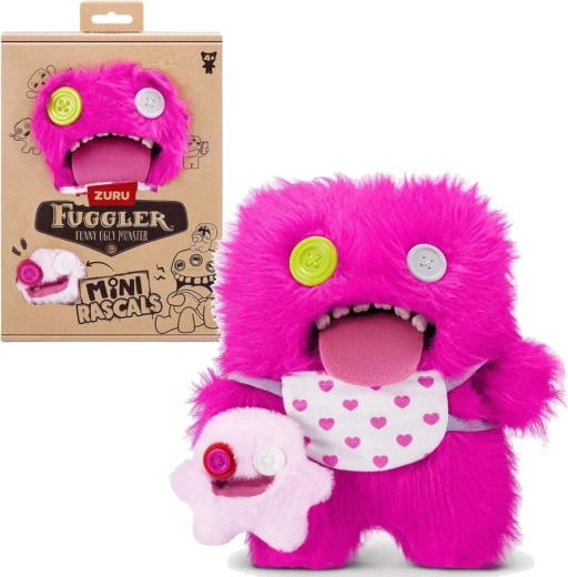 Sada plyšákov Fuggler Mini Rascals Oogah Boogah + Baby Fugg – 1 kus