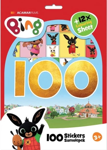 Bing sada omaľovánok so samolepkami (viac než 100 ks)