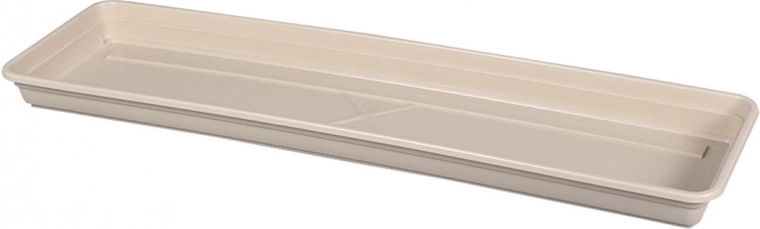 Podmiska pod truhlík LOBELIA MODERN 50 cm svetlohnedá