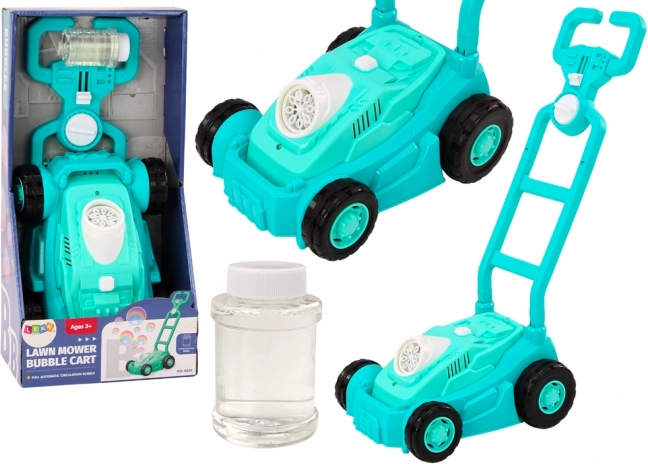 Mydlová bublina Stroj na kosenie s rukoväťou Zelená