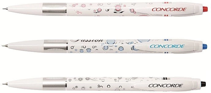 Guľôčkové pero Concorde Vášeň s ihlovým hrotom 0,6 mm – modrá náplň
