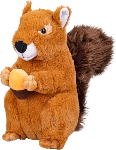 Plyšová veverička 33 cm pre bábätká a deti