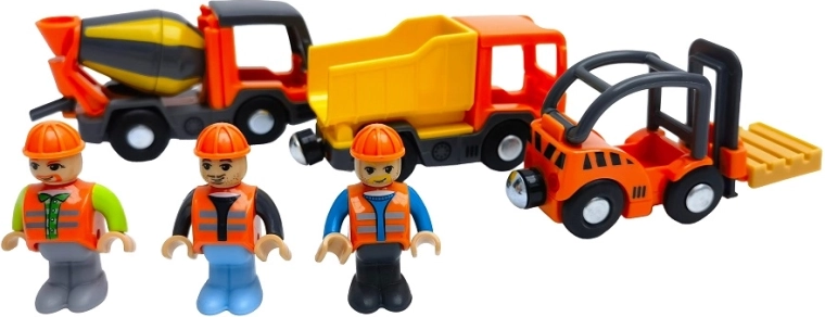 2Kids Toys sada stavebných vozidiel s figúrkami