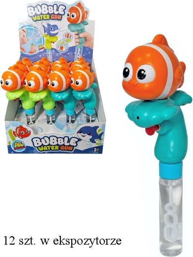 Pištoľ na bubliny s rybičkou