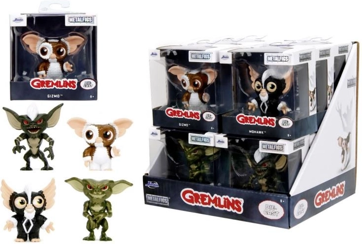 Zberateľské kovové figúrky Gremlins 6,5 cm – 4 druhy