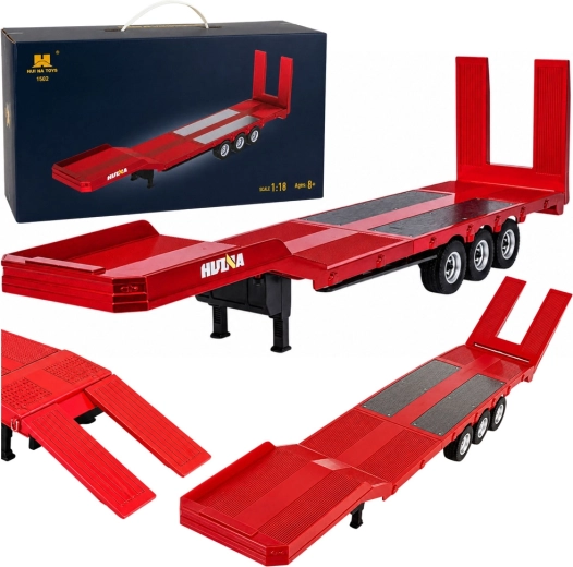 Nízko ložený náves pre Huina Scania 770S (1:18) červený