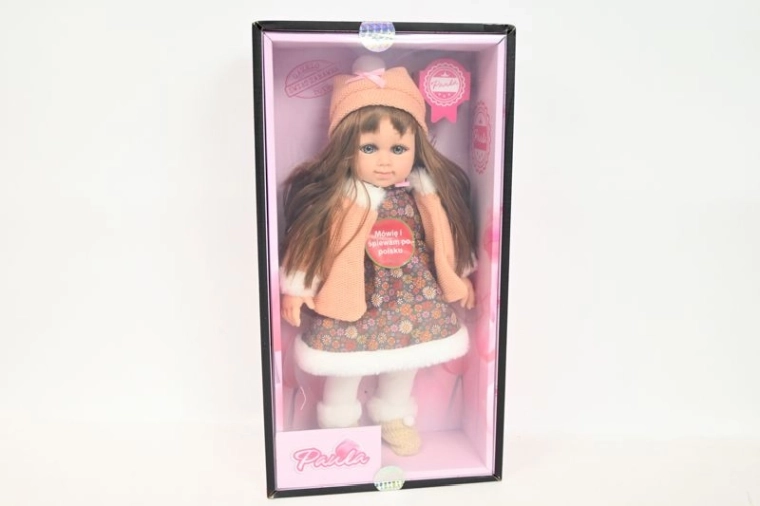 Paula hovoriaca a spievajúca bábika 33 cm (poľsky)
