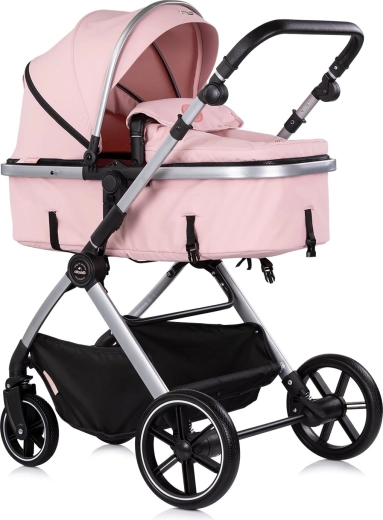 Chipolino Pearl 2v1 kombinovaný kočík Powder Pink