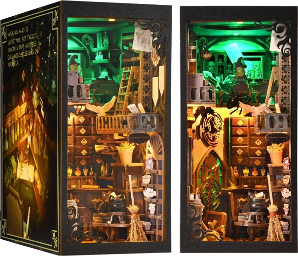 2Kids Toys 3D skladačka záložka do knihy miniatúra domčeka Dom čarodejnice