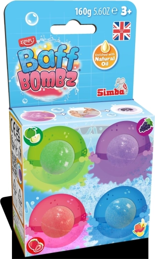 Baff Bombz voňavé bomby do kúpeľa 4 ks
