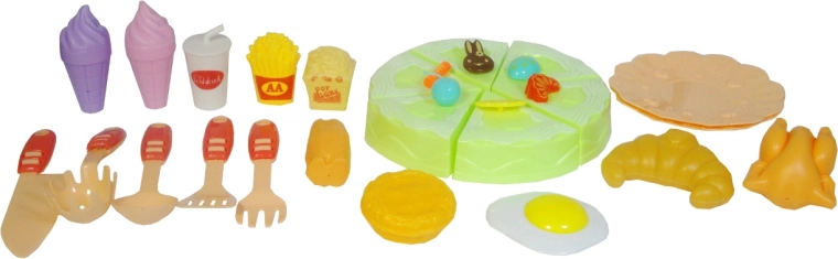 Detská kuchynská sada s potravinami a doplnkami