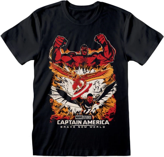 Marvel Captain America: Brave New World tričko XXL