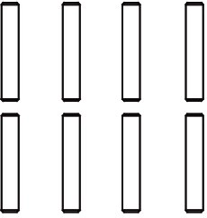Jamara montážny čap 2 × 11 mm na uchytenie kolesa - 1 kus