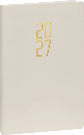 Notique týždenný diár Ponza 2027 krémový 15 × 21 cm