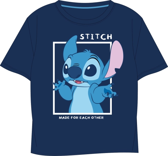 Dámske tričko Disney Stitch modré (veľkosti S–XL) - 1 kus
