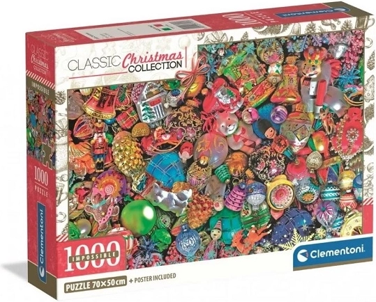 Clementoni Impossible puzzle 1000 dielikov – Christmas Collection Jolly Christmas