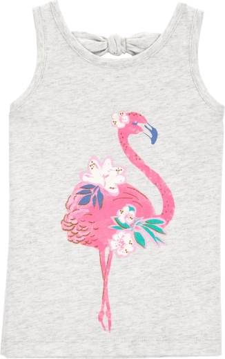 CARTER'S tielko pink flamingo pre dievčatá – 12 m