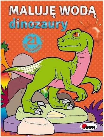Vodové maľovanky Dinosaury