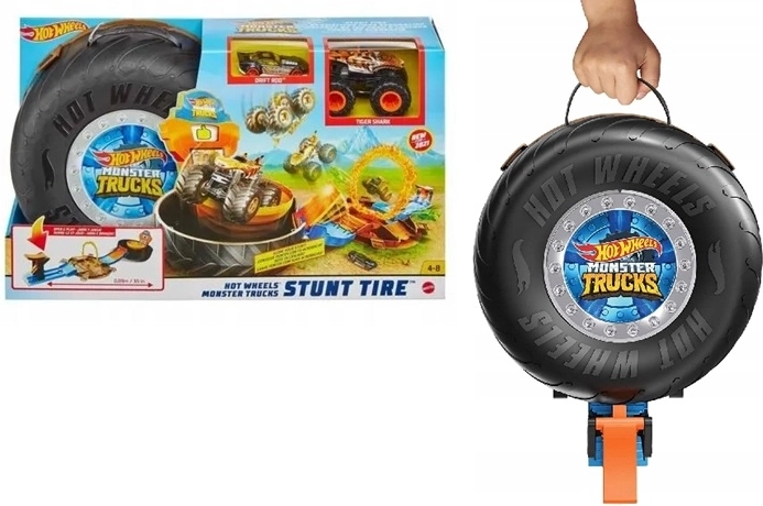 Hot Wheels Monster Trucks kaskadérska pneumatika