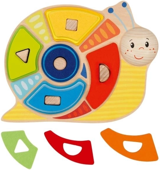 Farebný Slimák Montessori na triedenie