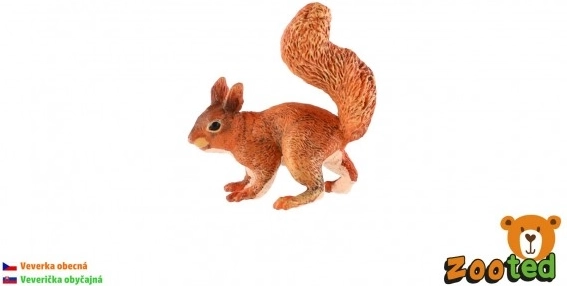Plastová figúrka veveričky 9 cm