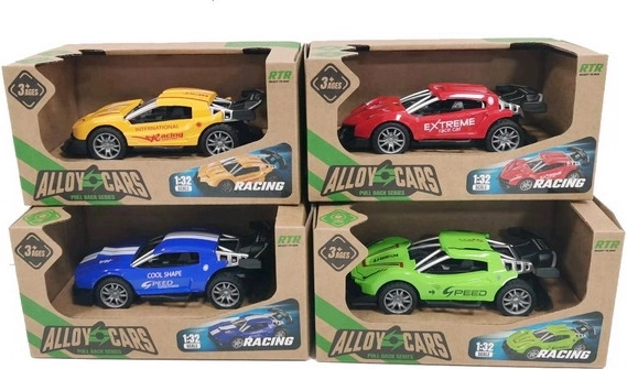 Kovová bugina na spätné naťahovanie 12 cm