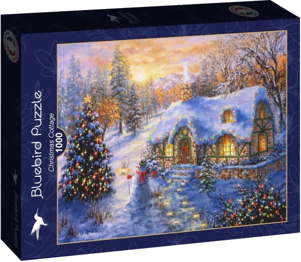 Bluebird puzzle vianočná chalúpka 1000 dielikov