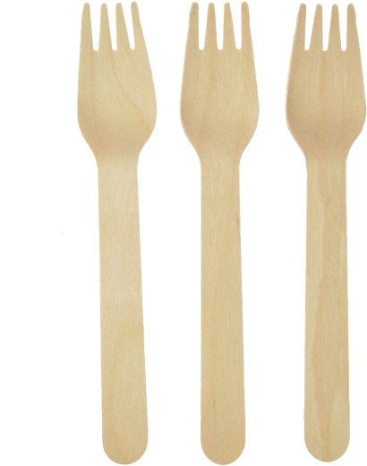 Drevené vidličky Arpex Go Green 16 cm, balenie 8 ks