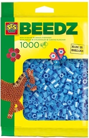 SES Creative zažehľovacie korálky modré 1000 ks