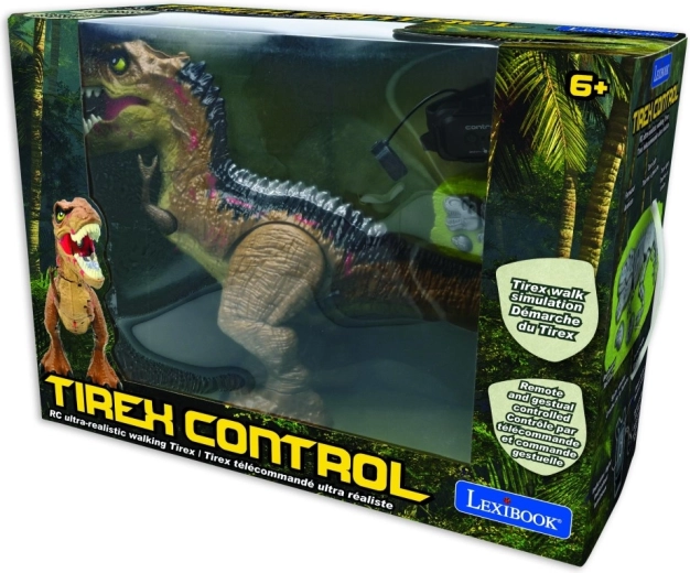 Lexibook T-Rex na diaľkové ovládanie s dymovými efektmi