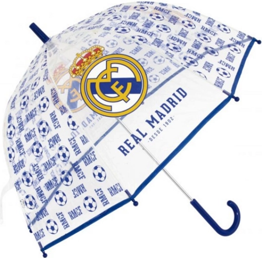 Priehľadný detský dáždnik Real Madrid