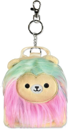Squishmallows plyšový mikrobatôžtek a kľúčenka Lev Leonaro - 1 kus