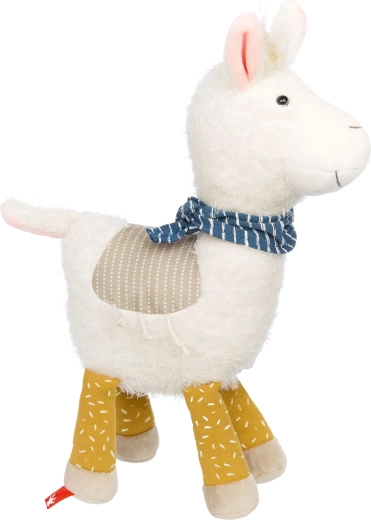 Patchworková plyšová lama Sigikid 29 cm