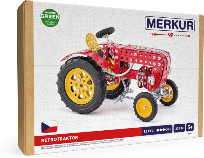 Merkur retro traktor stavebnica 333 dielov