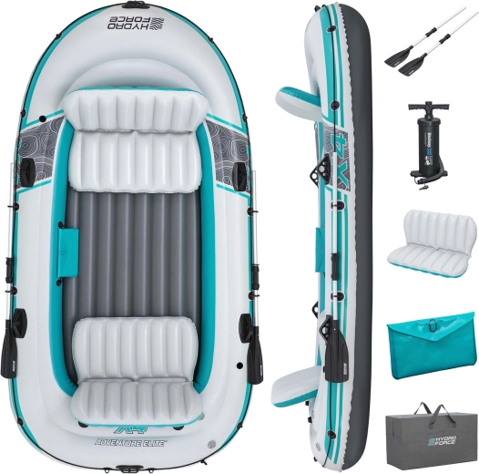 Ponton BESTWAY Hydro-Force Adventure X4 pro 4 osoby so sadou vesel a pumpou