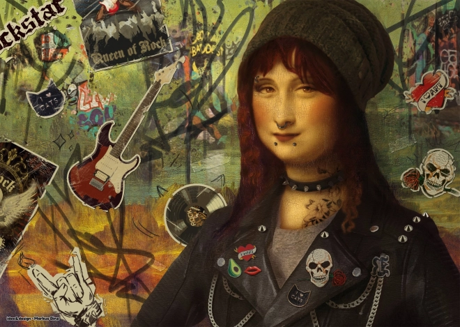 Puzzle SCHMIDT Art&Fun: Mona Lisa 1000 dielikov