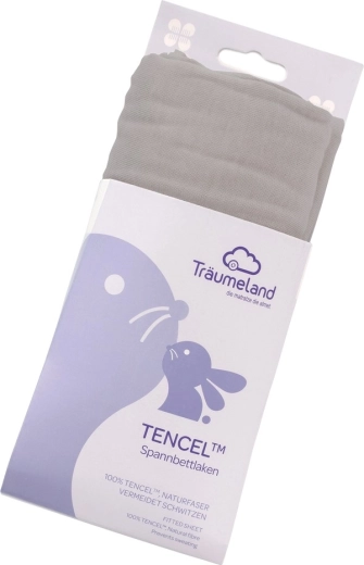 Träumeland napínacie prestieradlo Tencel uni antracit