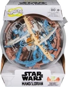 Perplexus Star Wars Mandalorian 3D hlavolam – guľa na podstavci