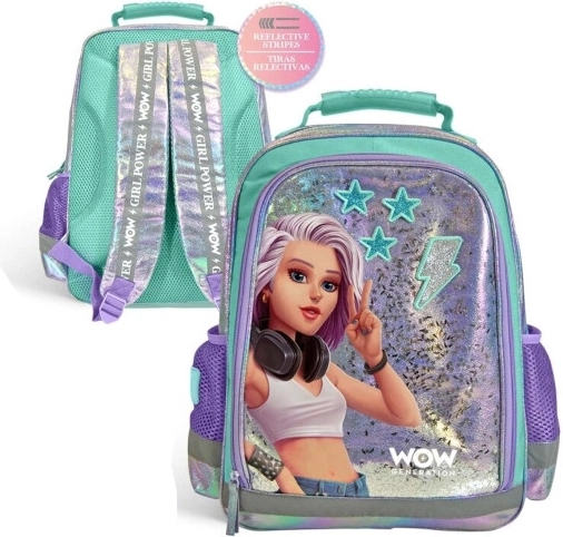 Jednokomorový školský batoh WOW Generation 40 cm
