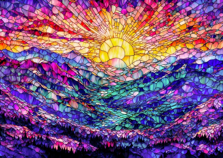 Enjoy Puzzle Ďalší nádherný východ slnka 1000 dielikov