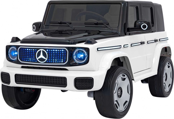 Detské elektrické autíčko MERCEDES-BENZ EQG, biele